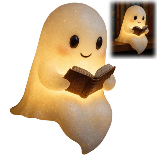 Cute LED Ghost Night Light — Halloween Bedside Lamp