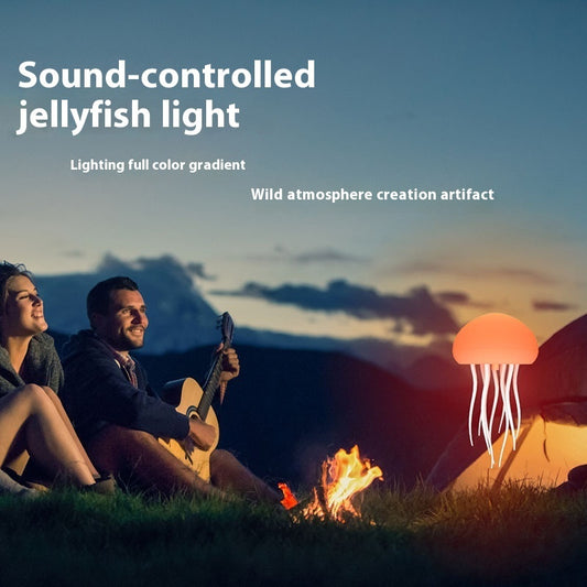 LED Jellyfish Mood Lamp — Portable Smart Night Light
