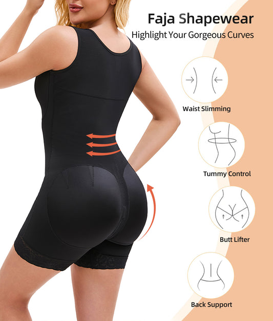 Colombian Shapewear Full Body Shaper — Tummy Control & Butt Lifter