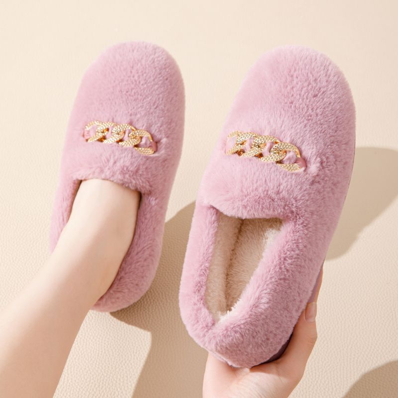 Women's Fluffy Flat Shoes — All-matching Cosy Slides