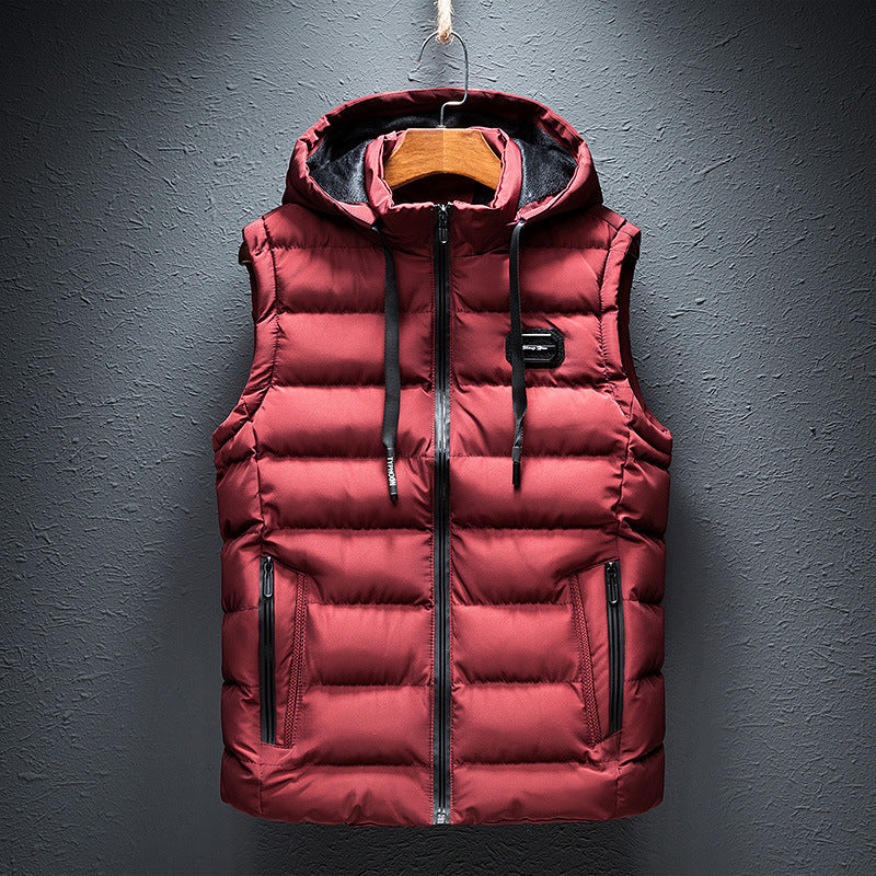 Men's Slim Cotton-padded Waistcoat Jacket