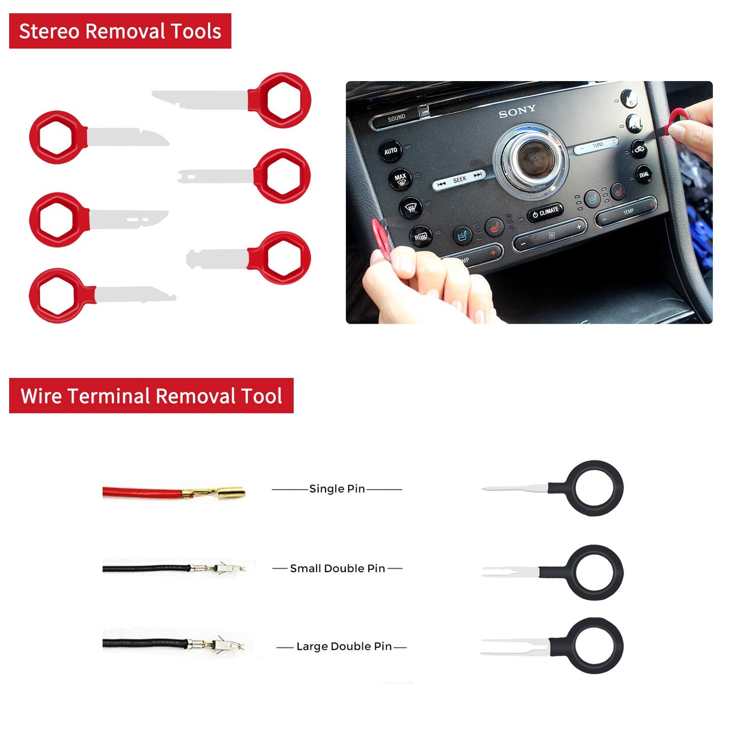 Car Trim Removal Pry Tool Kit | Auto Disassembly Panel Tool