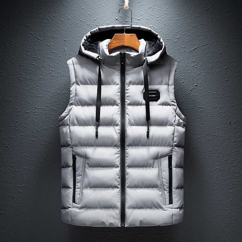 Men's Slim Cotton-padded Waistcoat Jacket