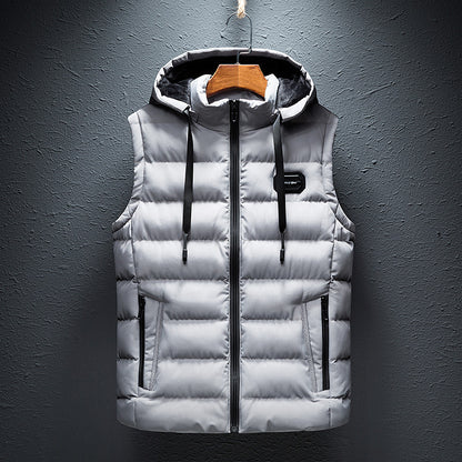 Men's Slim Cotton-padded Waistcoat Jacket