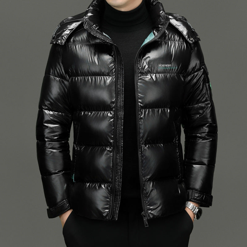 Men's Glossy Thickened Cotton-padded Jacket — Warm & Cold-proof