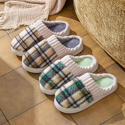 Leisure Home Soft Cotton Slippers — Comfortable Indoor Shoes