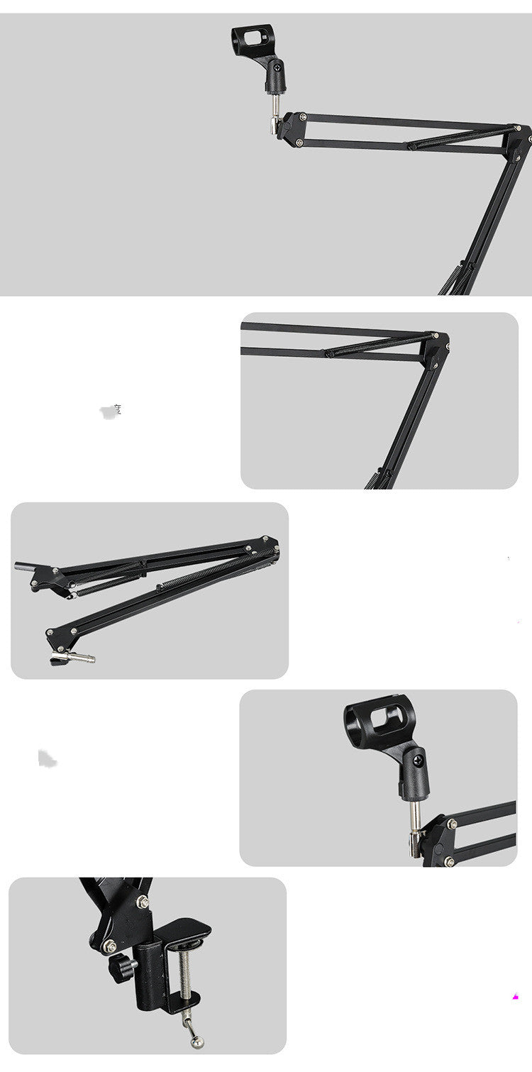 NB35 Microphone Stand Folding Telescopic Metal Cantilever