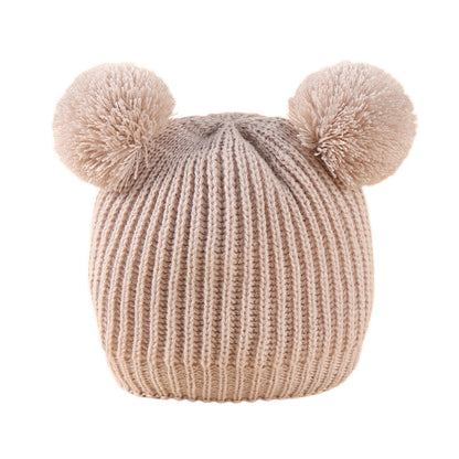 Children Hat Knitted Hat Gloves Suit