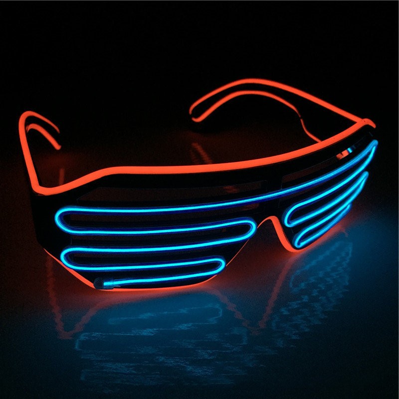 LED bi-color luminous blinds decorative glasses