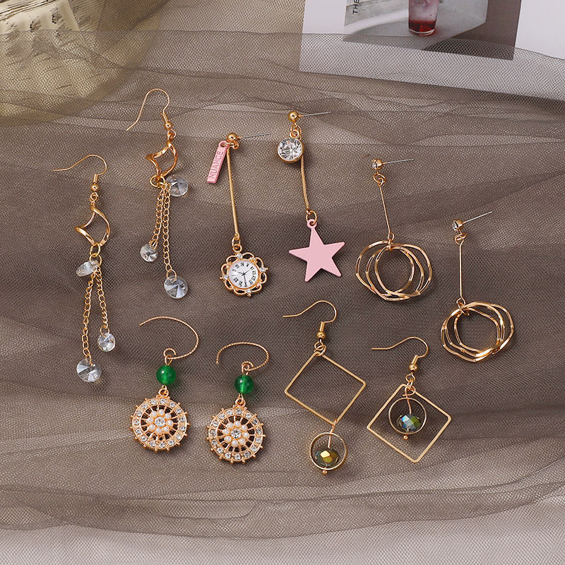Korean Temperament Earrings Cold Wind Earrings