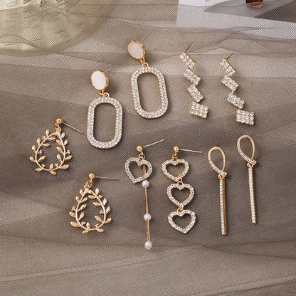 Korean Temperament Earrings Cold Wind Earrings