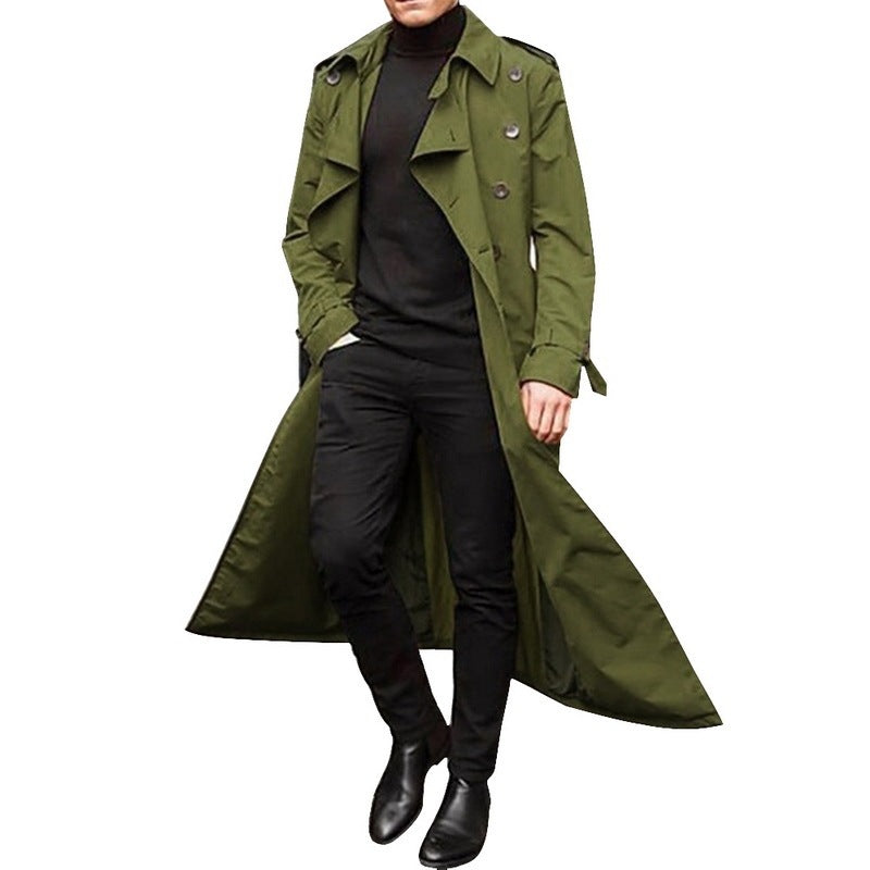 Men's Solid Colour Windbreaker Jacket