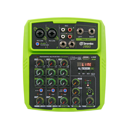 Live Recording Home Stage USB Mini Mixer FR4 6 Bluetooth Reverberation Recording Mixer