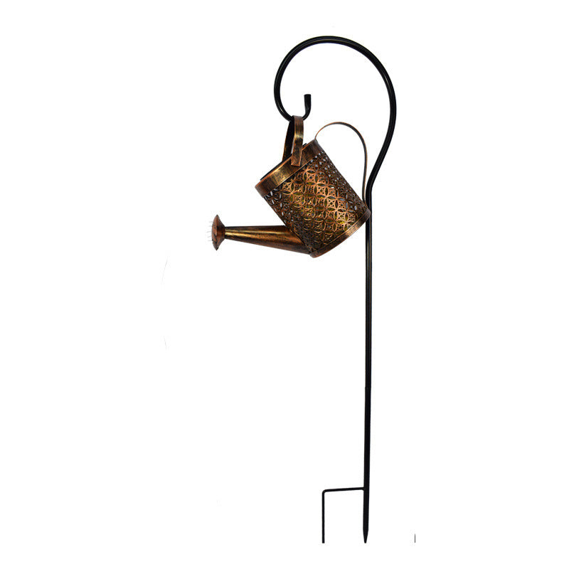 Enchanted Solar Watering Can Garden Light — LED Ornament Lamp
