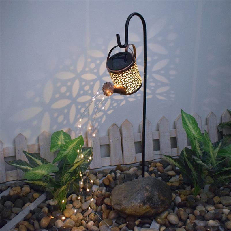 Enchanted Solar Watering Can Garden Light — LED Ornament Lamp