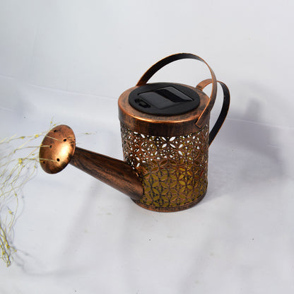 Enchanted Solar Watering Can Garden Light — LED Ornament Lamp