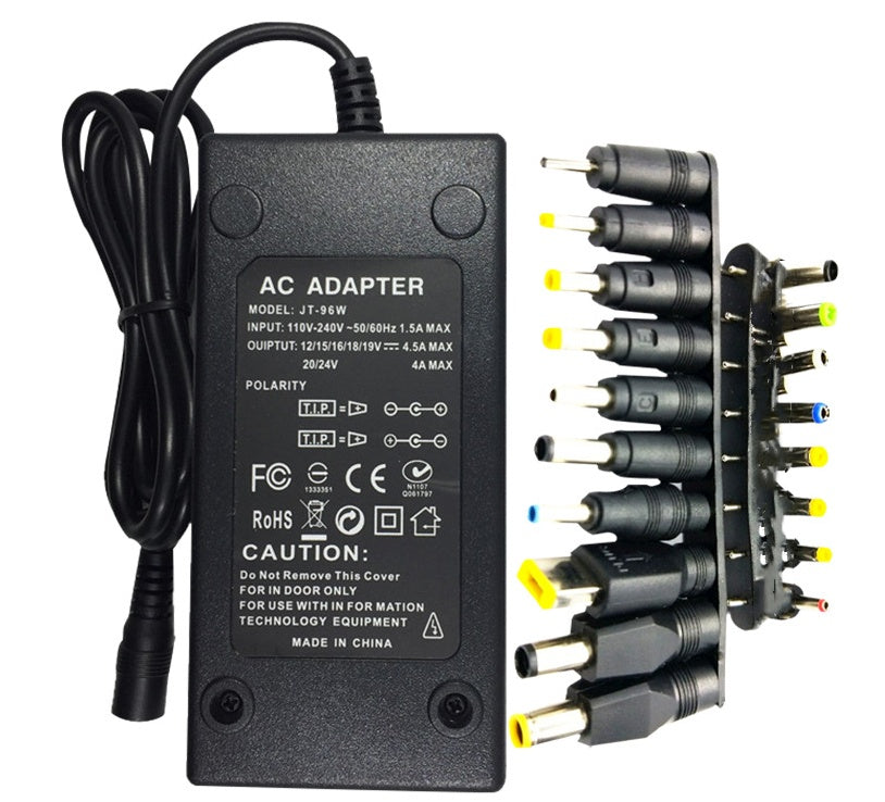 Power Notebook Universal Adjustable Power Adapter 96W Multi-Function Charger