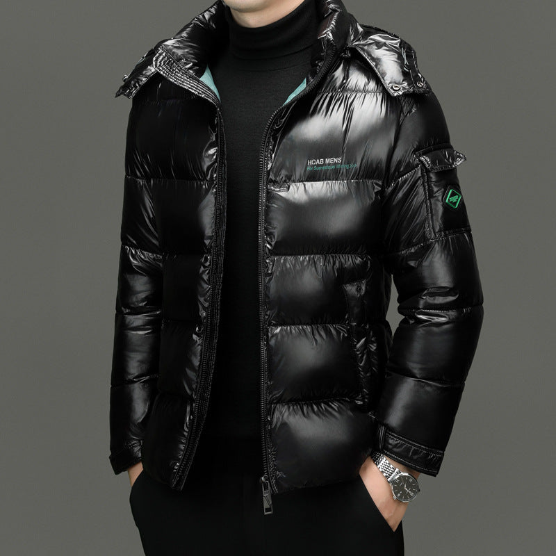 Men's Glossy Thickened Cotton-padded Jacket — Warm & Cold-proof