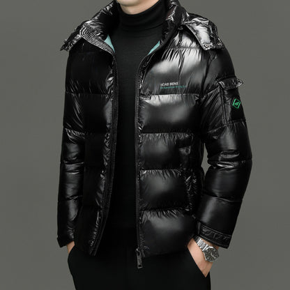 Men's Glossy Thickened Cotton-padded Jacket — Warm & Cold-proof