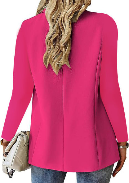 Women's Fashion Lapel Button Suit Jacket — Casual Commuter