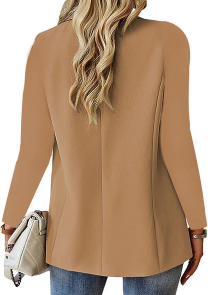 Women's Fashion Lapel Button Suit Jacket — Casual Commuter