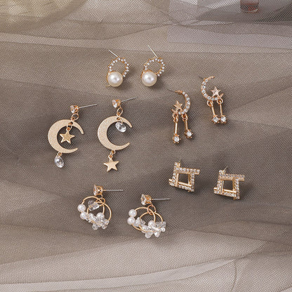 Korean Temperament Earrings Cold Wind Earrings