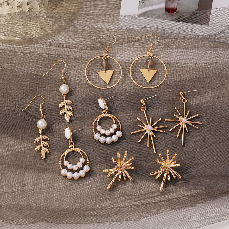 Korean Temperament Earrings Cold Wind Earrings