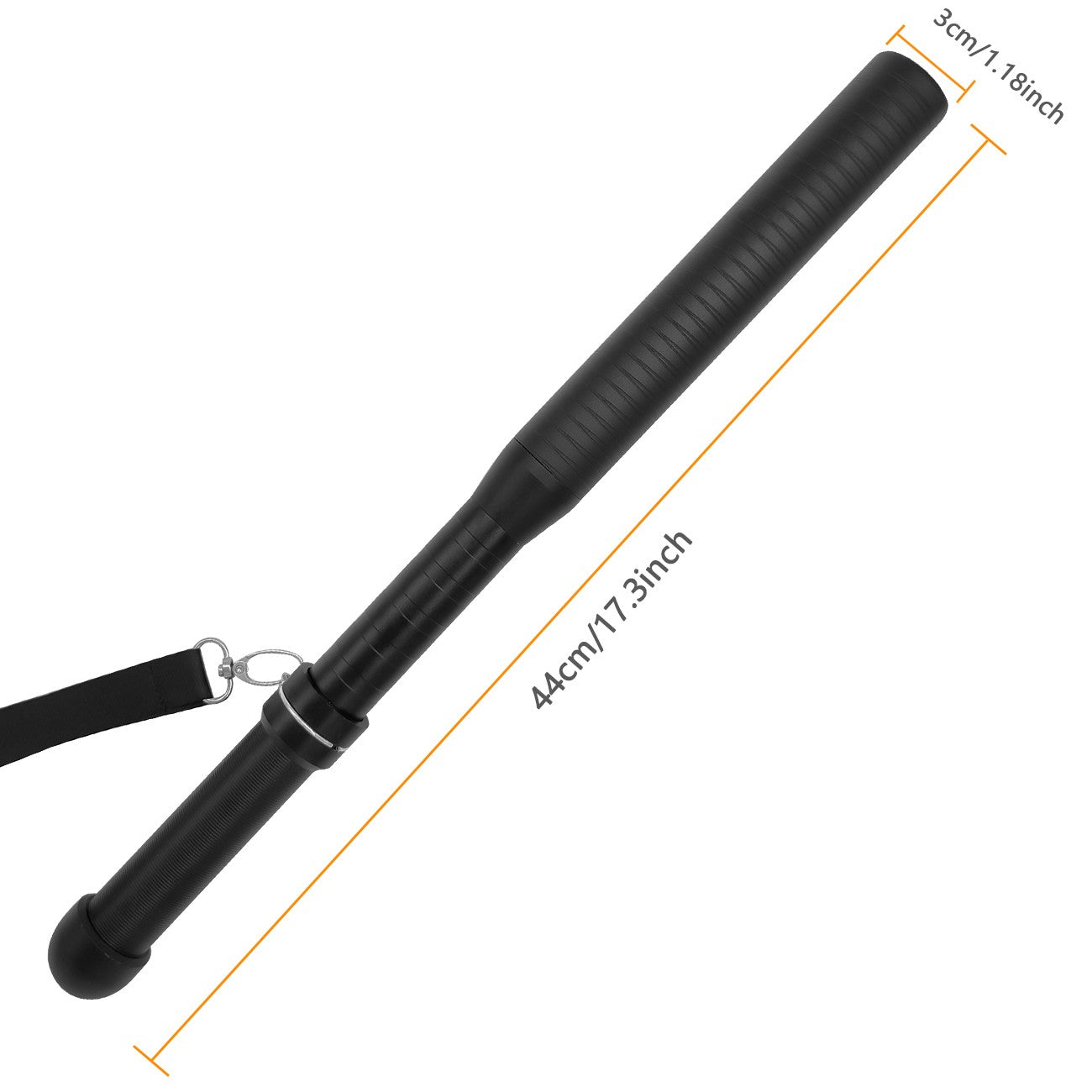 Baseball LED Flashlight Rechargeable Torch Spotlight Emergency Security Work Light 3 Lighting Modes
