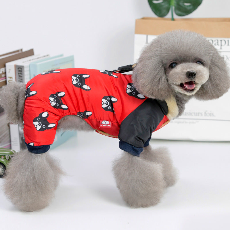 Dogs four-legged clothes