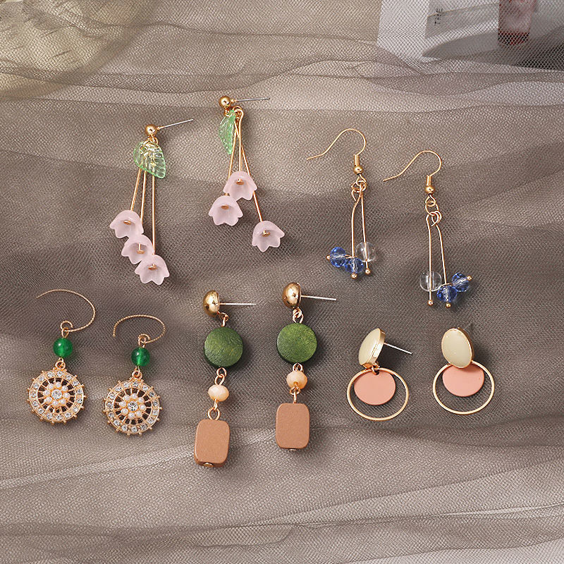 Korean Temperament Earrings Cold Wind Earrings