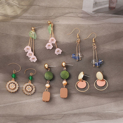 Korean Temperament Earrings Cold Wind Earrings
