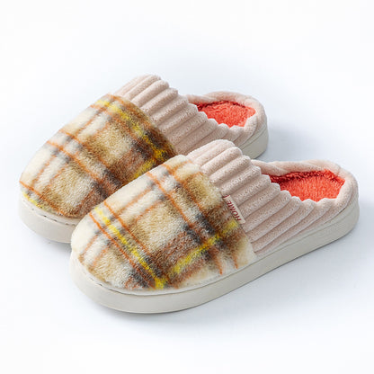 Leisure Home Soft Cotton Slippers — Comfortable Indoor Shoes