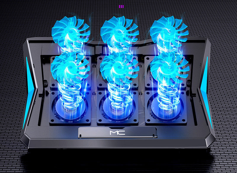 Foldable Laptop Cooling Stand — Desktop Radiator Base