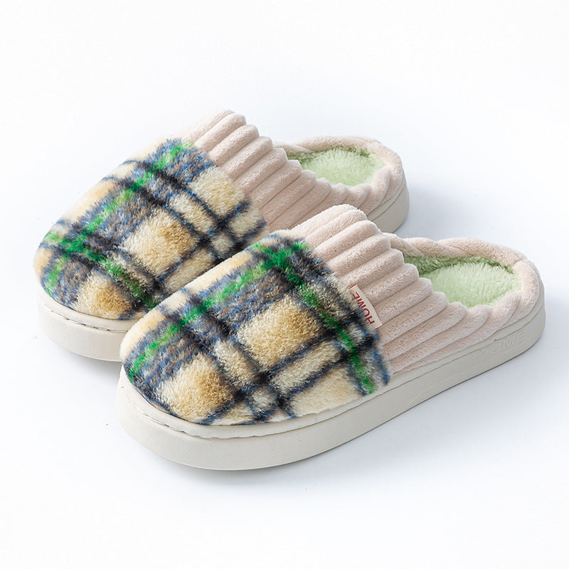Leisure Home Soft Cotton Slippers — Comfortable Indoor Shoes