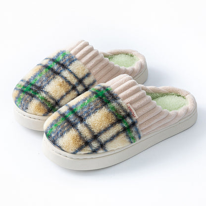 Leisure Home Soft Cotton Slippers — Comfortable Indoor Shoes