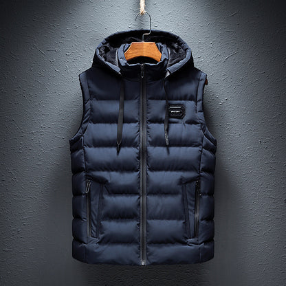 Men's Slim Cotton-padded Waistcoat Jacket