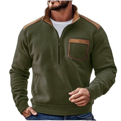 Men's Casual Zip Fleece Sweater Coat