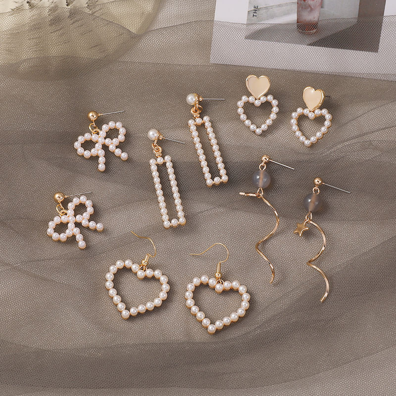 Korean Temperament Earrings Cold Wind Earrings