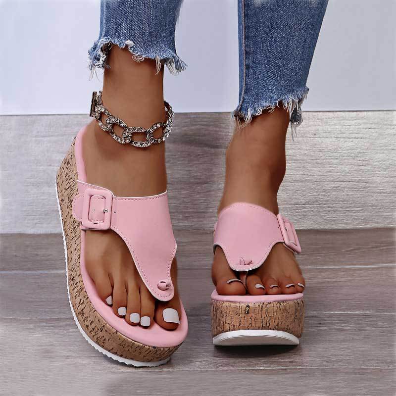 Women's Wedge Buckle Sandals — Fashion Trend Footwear
