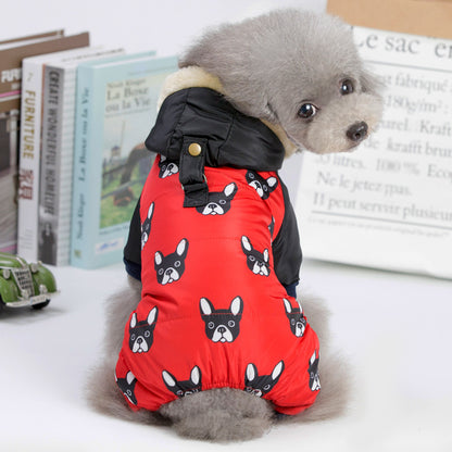 Dogs four-legged clothes