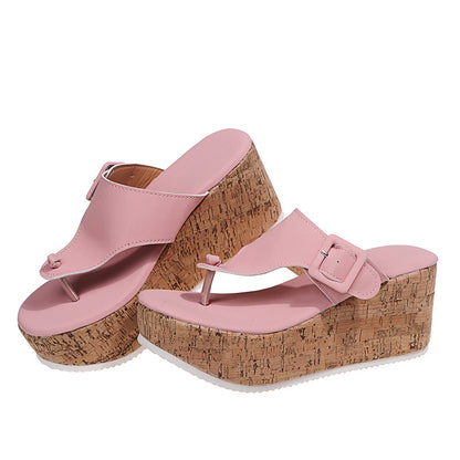 Women's Wedge Buckle Sandals — Fashion Trend Footwear