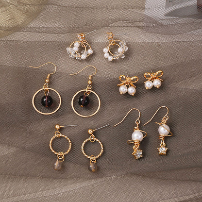 Korean Temperament Earrings Cold Wind Earrings