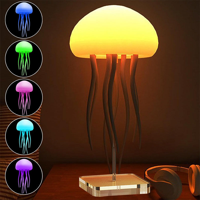 LED Jellyfish Mood Lamp — Portable Smart Night Light
