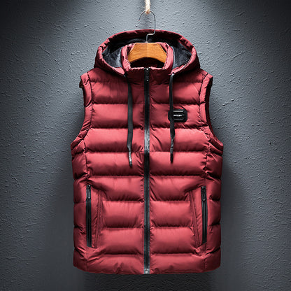 Men's Slim Cotton-padded Waistcoat Jacket