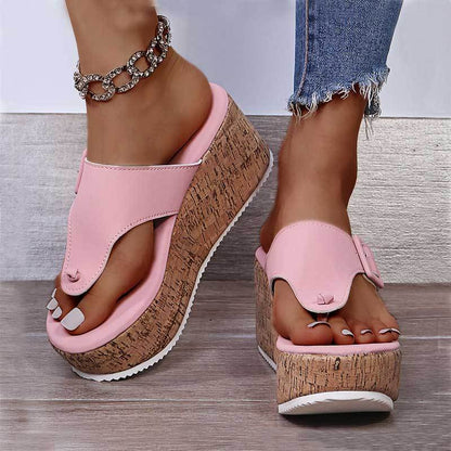 Women's Wedge Buckle Sandals — Fashion Trend Footwear
