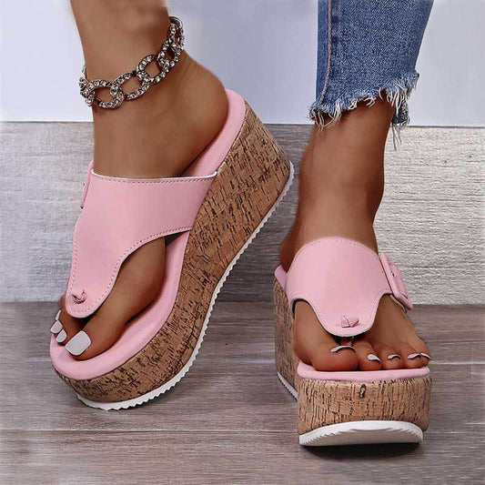 Women's Wedge Buckle Sandals — Fashion Trend Footwear