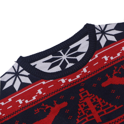 Men's Long Sleeve Fawn Polygon Sweater