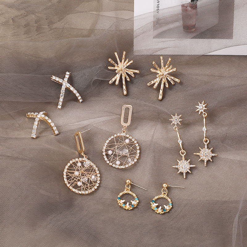 Korean Temperament Earrings Cold Wind Earrings