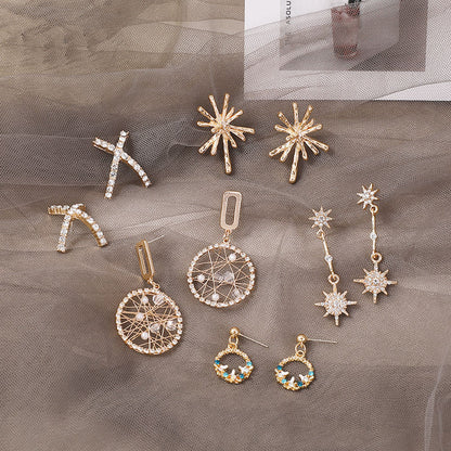 Korean Temperament Earrings Cold Wind Earrings