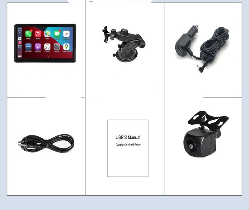 Portable IPS Car Smart Screen — Wireless CarPlay & Android Auto